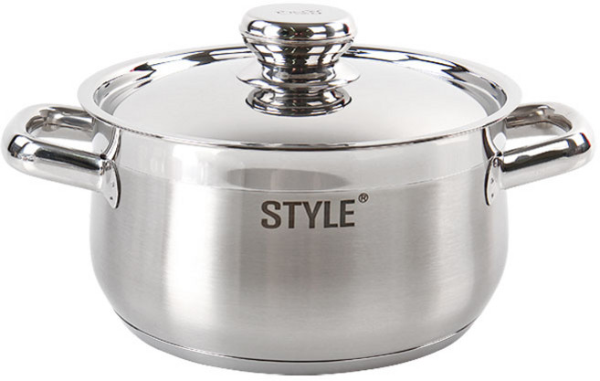 러브송 스타일 스텐 양수냄비, 실버, 26cm