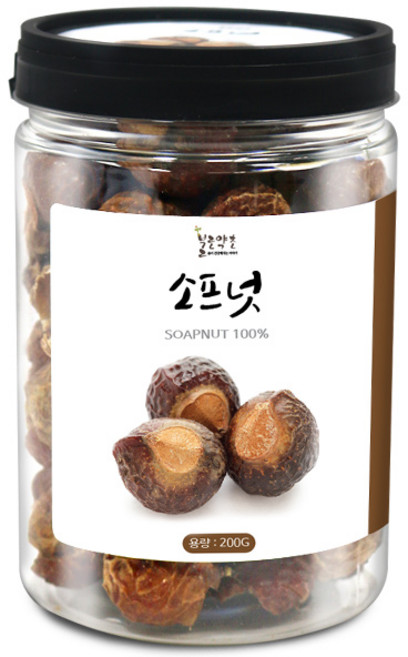 소프넛(인도) 200g(플라스틱통) 솝베리 친환경 천연 세정제 세제 세탁세제 주방세제 바디워시 비누 대용, 200g, 1개