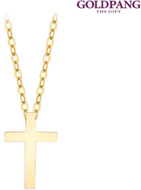 골드팡 18k 미니크로스 펜던트