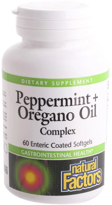 네추럴팩터스 페퍼민트 + 오레가노 오일 컴플렉스 소프트젤 글루텐 프리, 60개입, 1개, 60정 - 쿠팡