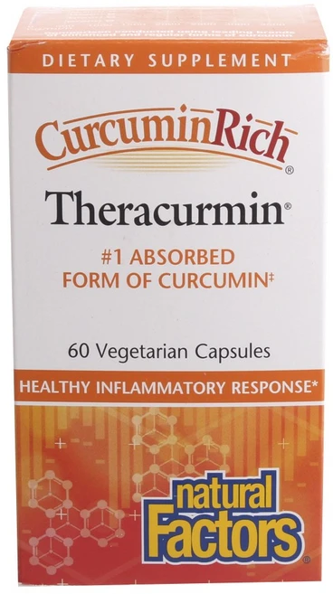 네추럴팩터스 커큐민리치 테라커민 베지테리안 캡슐 글루텐 프리 무설탕, 60정, 1개 - 쿠팡