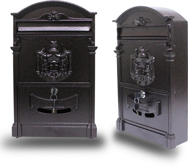 진성 우체통 녹방지 가벼운 알루미늄제질 인테리어우체통 벽걸이우체통, 선택3 앤틱다크브라운