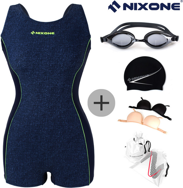 닉스원 NSW-4850NY 여성 반신 수영복 5종세트