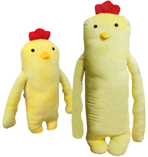 홍대선희샵 꼬꼬닭 바디필로우쿠션 바디필로우, 혼합색상