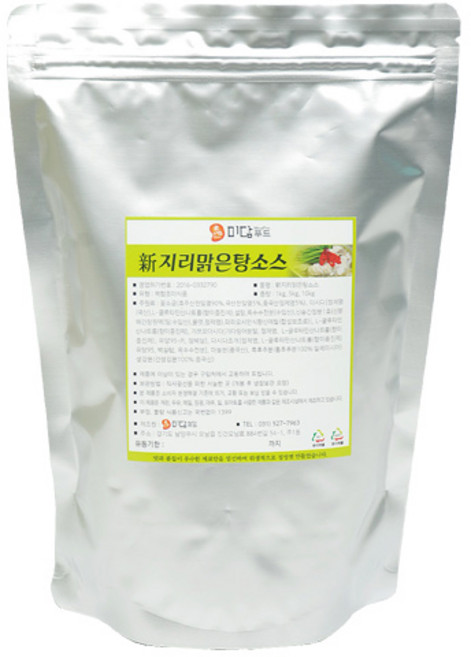 지리맑은탕소스1kg 한식소스, 1kg, 1개