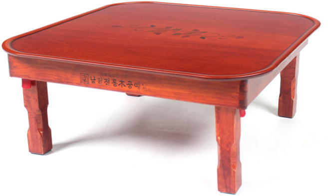 남도공예 남원 칠기 접이식 밥상 교자상, 14_상감타원(60 x 60), 1개