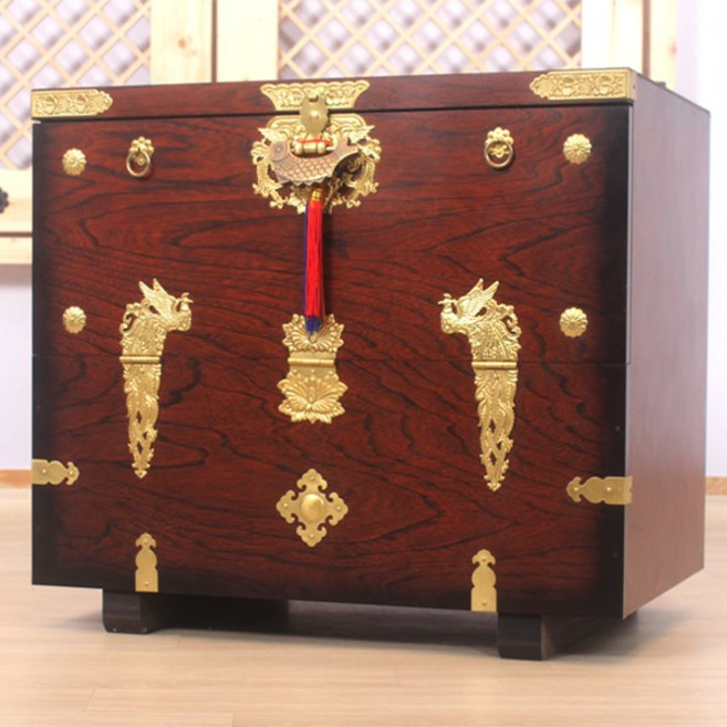 남도공예 제기세트보관 제기함, 1, 집성봉황함, 1개