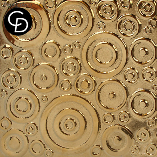 중앙데코 시트라인 실버줄눈 300각 벽 바닥타일 벨라타일, 15.골드라인 123 골드써클(30cm), 1개