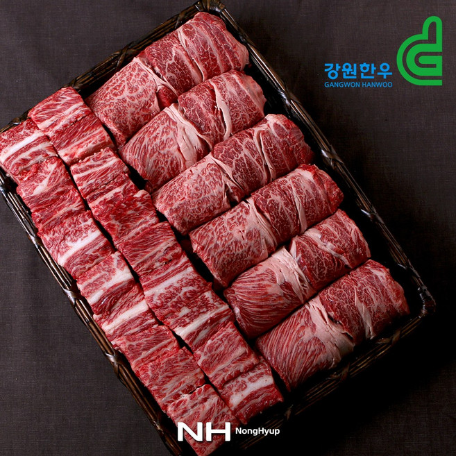[강원한우] 종합세트5호 총 3.5kg 선물세트, 1개