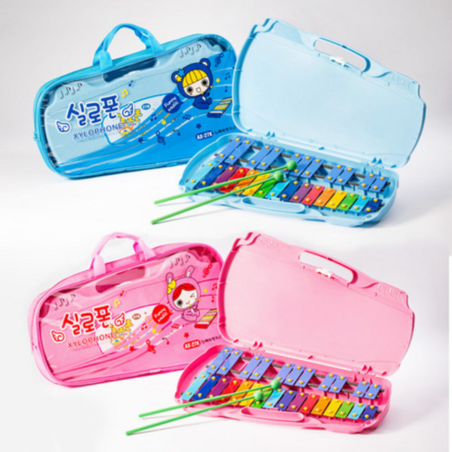 Xylophone 베리악기 실로폰(27K)AX, 27판, 파랑색, 1개