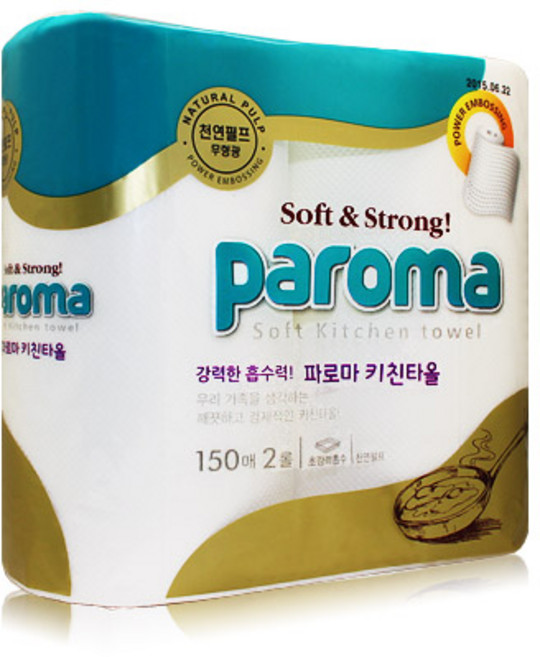 파로마 키친타올 150매 2롤, 2개