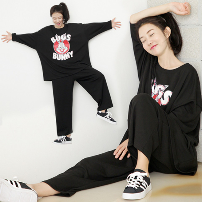 빅댄디 박시티와바지세트(기모 면) 트레이닝복세트