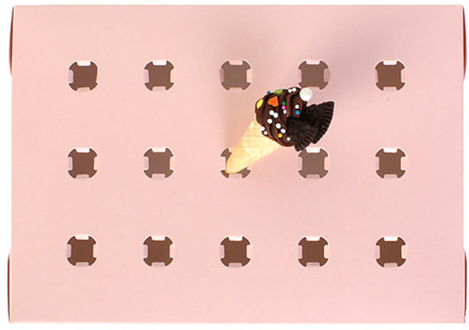 이홈베이커리 미니콘 거치대 (핑크 15구), 1개