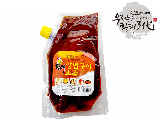 용대리 산골황태덕장 우리는황태3대 황태채, 1개, 황태양념구이소스 500g