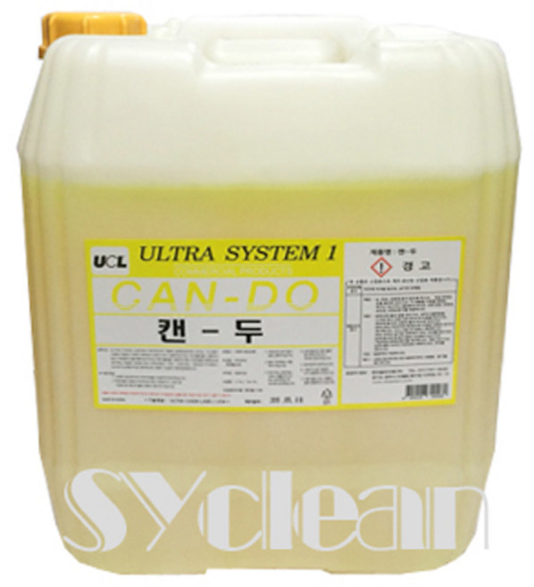 한국울트라켐 캔두18.75L (1말 구매시 1말 더 1+1) 바닥청소약품 찌든때제거제 다목적세제 세정제 유리창 화장실청소약품 바닥청소세제, 1개, 18.75L