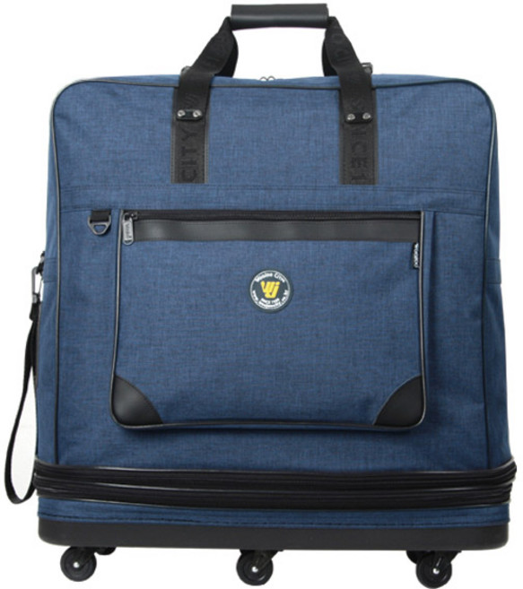 우주시티 HB305 3단 고급 특대형-제이포드 곤색 이민가방