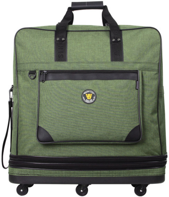 우주시티 HB305 3단 고급 특대형-제이포드 카키 이민가방