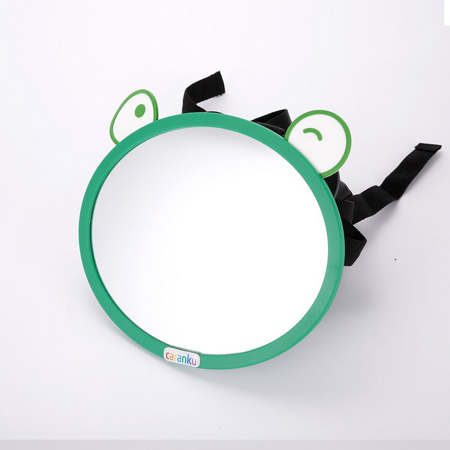 에어보스 차량용 안전 후방거울(Frog), 그린(개구리), 1개