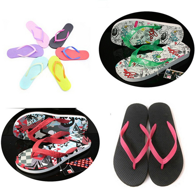 록시 여성 쪼리 샌들 여름 슬리퍼 화이트 레드