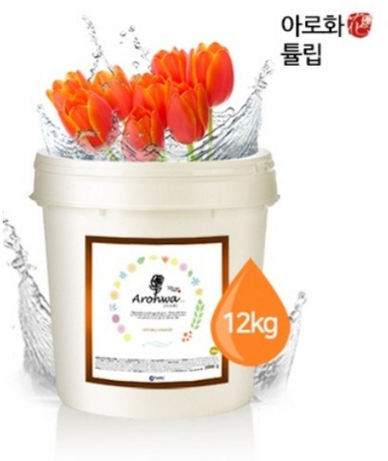 아로화(Arowha) 튤립 아로마 입욕제 (족욕제) 12kg 대용량 업소용 입욕 / 족욕 가루, 1개