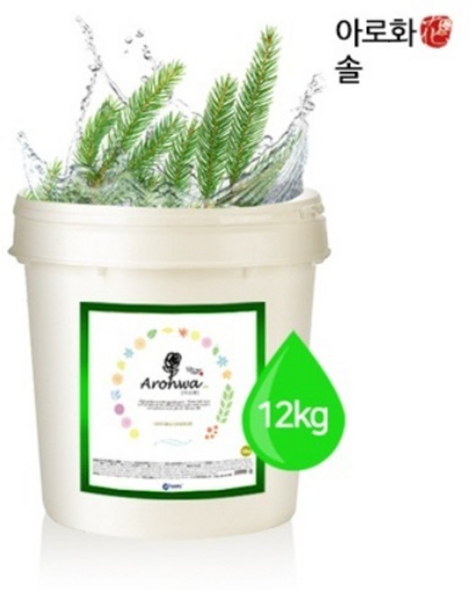 아로화(Arowha) 솔 아로마 입욕제 (족욕제) 12kg 대용량 업소용 입욕 / 족욕 가루, 1개
