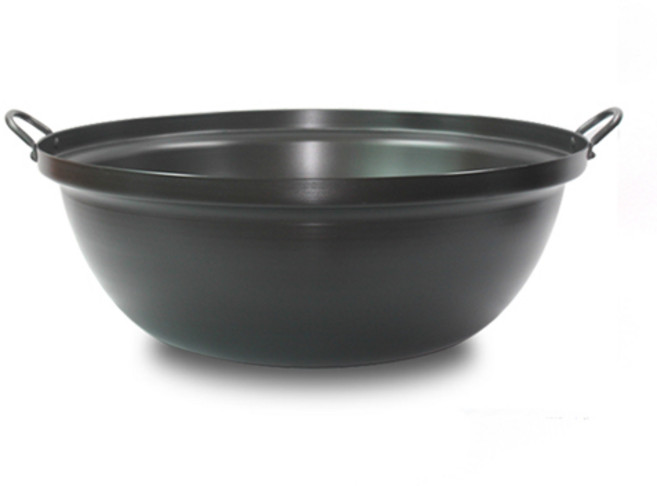 업소용 튀김냄비 경질 튀김솥 튀김팬 대형튀김솥 볶음팬, 50cm(왕), 1개