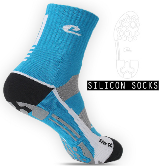 파니파오 국산 올 실리콘 그립삭스 라이딩양말, 남성용_블루