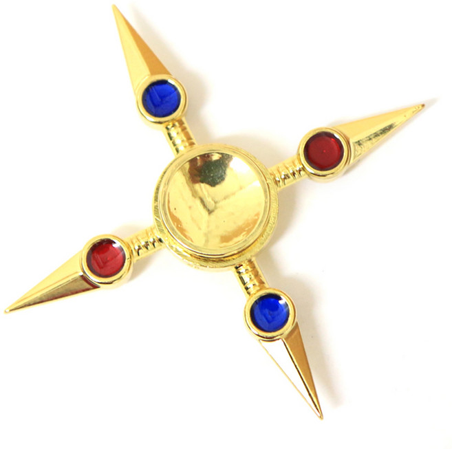 핑거 스피너 업그레이드 루비 골드 엣지 스피너, 1개