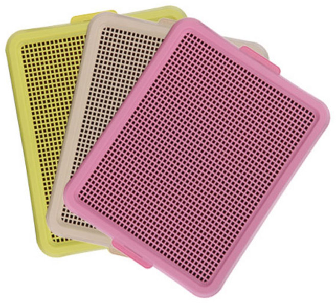 라온프리미엄 배변판 강아지배변판/애견배변판, 1세트, 아이보리