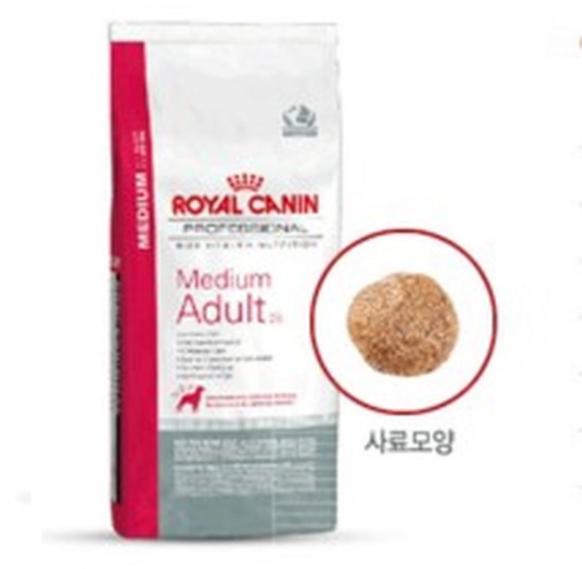로얄캐닌 미디움 어덜트 16kg, 1개, 닭