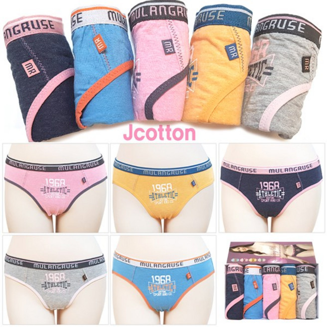 제이코튼 엔코 여삼각 5매입 미디팬티 고급팬티