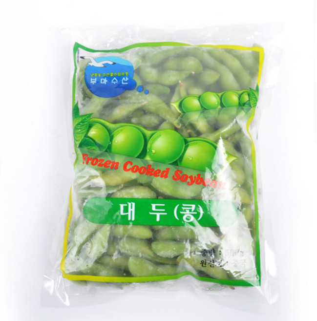 푸드마을 냉동 자숙콩 450g 대두콩 완두콩 풋콩, 1개