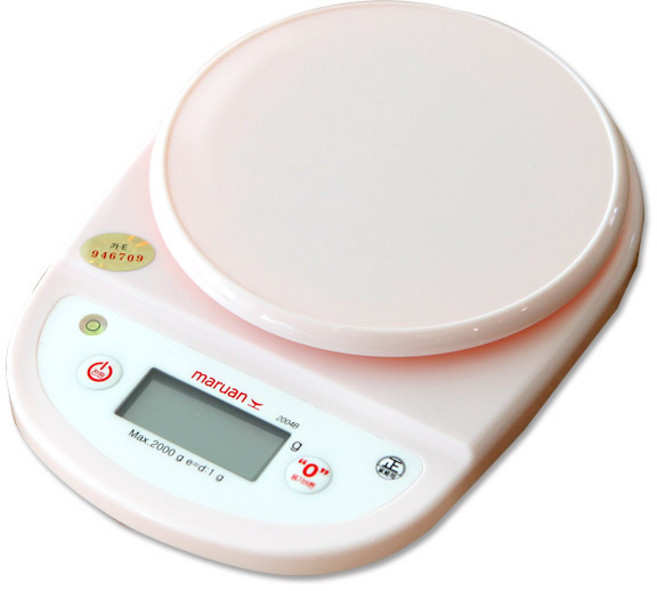 마루안 디지털 주방 저울 OF-2004B(핑크), 핑크, OF-2004B, 2kg