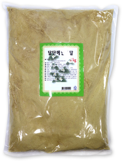 달단메밀분말 2kg 쓴메밀 야생쓴 볶은 메밀 가루 선식 수제비 메밀전 반죽 곡물 제빵 재료, 1개
