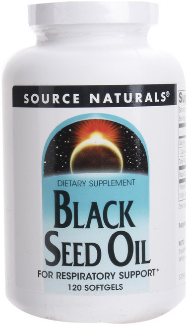 소스내츄럴스 블랙 씨드 오일 소프트젤, 1개, 120정