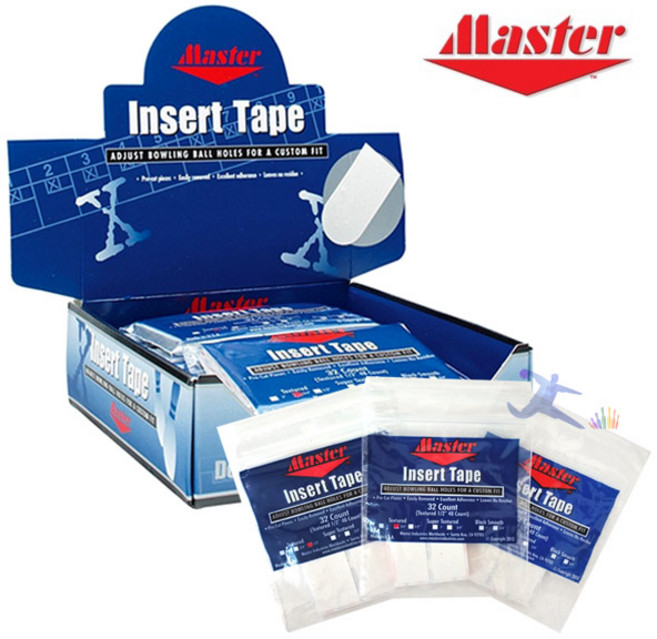 Master 마스터 인서트 테이프 USA 볼링용품 볼링공 볼링, 화이트