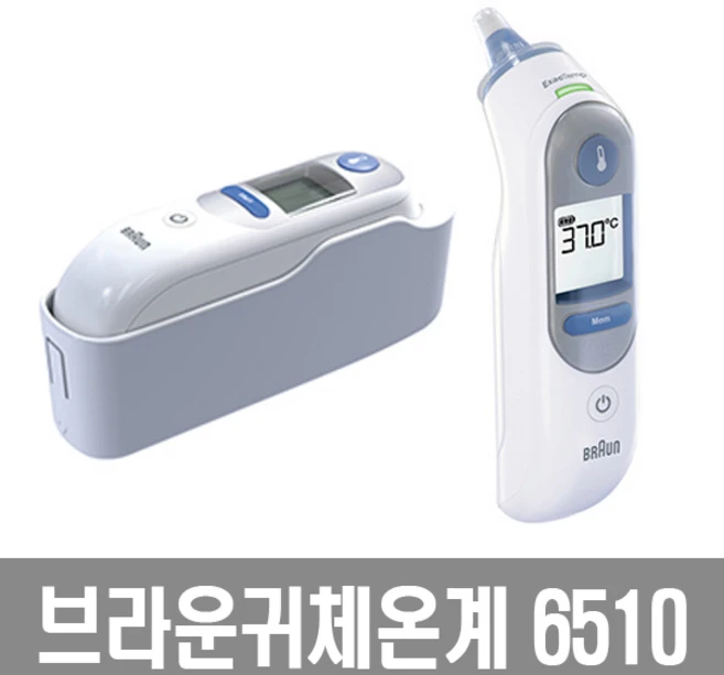 브라운 써모스캔 귀체온계 IRT-6510+필터21p+알콜솜, 1개 - 쿠팡