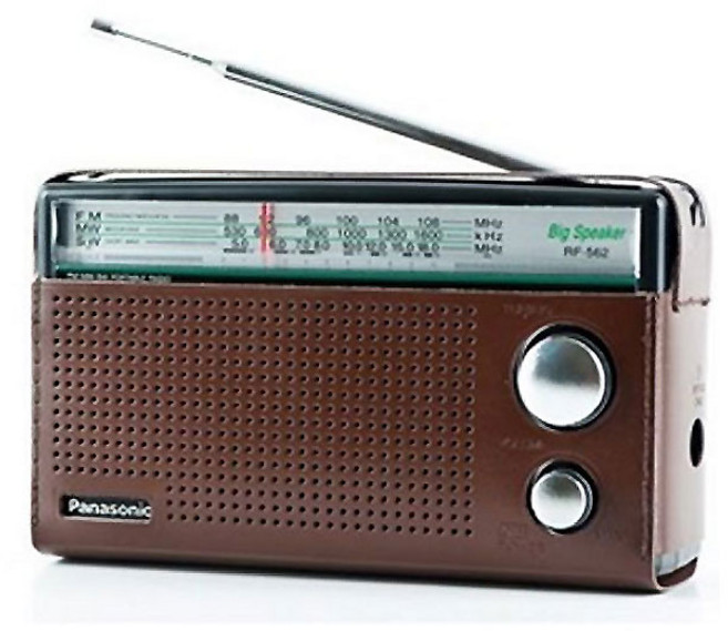 파나소닉 RF-562DD 라디오, 브라운