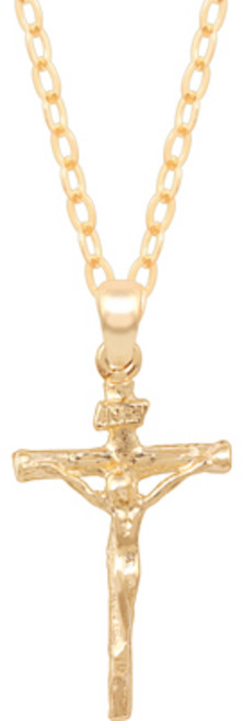 코지쥬얼리 14k 18k 나뭇결 십자 고상(중) 천주교 펜던트 목걸이