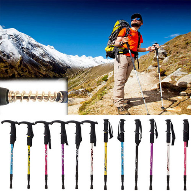 토리몰 듀랄루민 6061 등산스틱 2종, 듀랄6061_T자_퍼플 1개, 1개