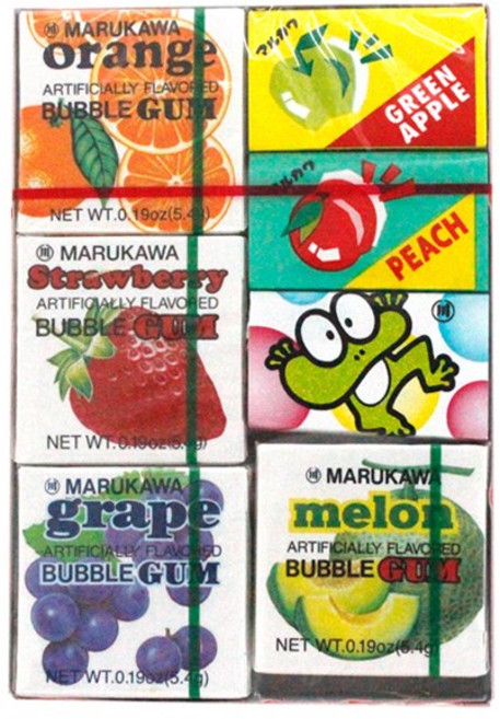 마루가와 세븐팩 버블껌 36.6g, 1개