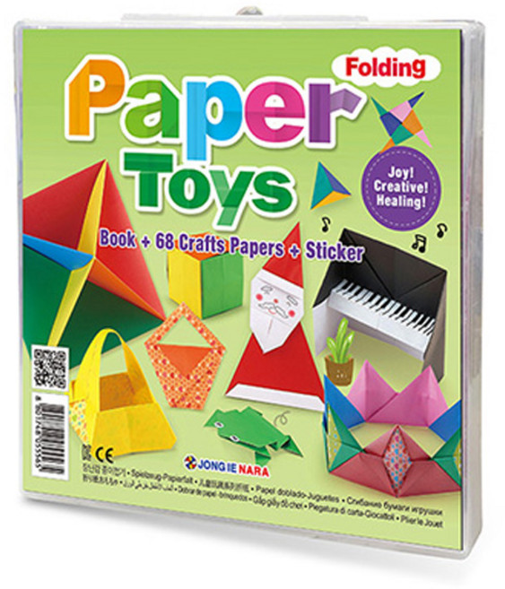 Paper Folding시리즈(동물 아쿠아리움 꽃동산 장난감 탈것 우주) 종이나라