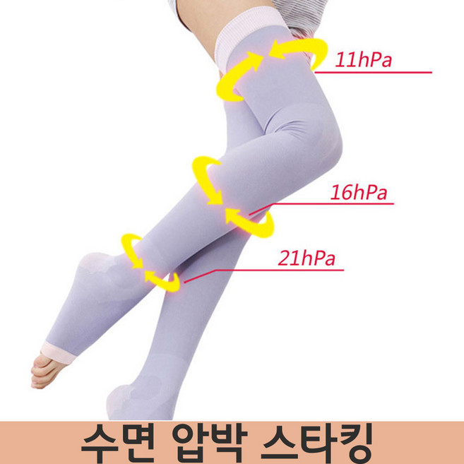 럭키유통 수면 압박스타킹 밴드형_보정_잠자면서 날씬_라쿠텐대박상품