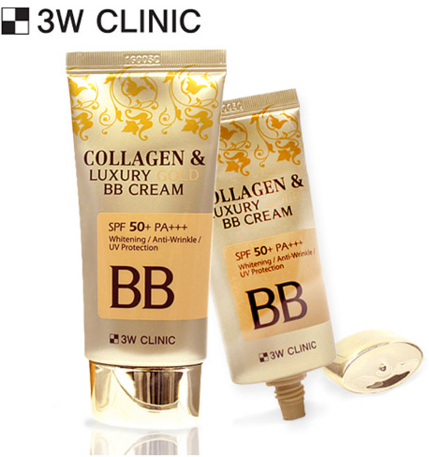 3W 클리닉 콜라겐 앤 럭셔리 골드 비비 크림 SPF50+ PA+++, 50ml, 5개