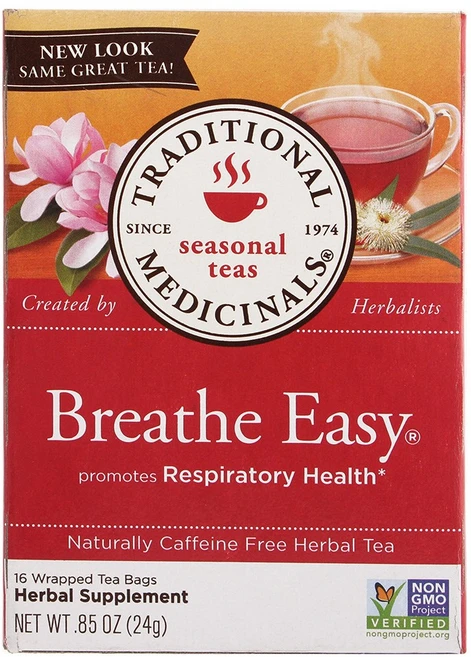 트레디셔널메디시널스 브레스 이지 허벌 티 유칼립투스 민트, 1.5g, 16개입, 1개 - 쿠팡