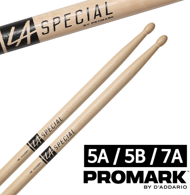 프로마크 미국산 LA스페셜 드럼스틱, 우드, 1개