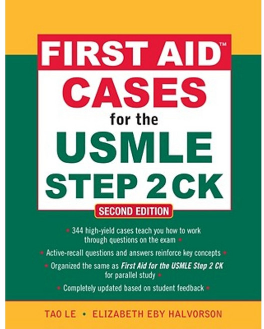 First Aid Cases for the USMLE Step 2 CK Paperback, McGraw-Hill Education / Medical