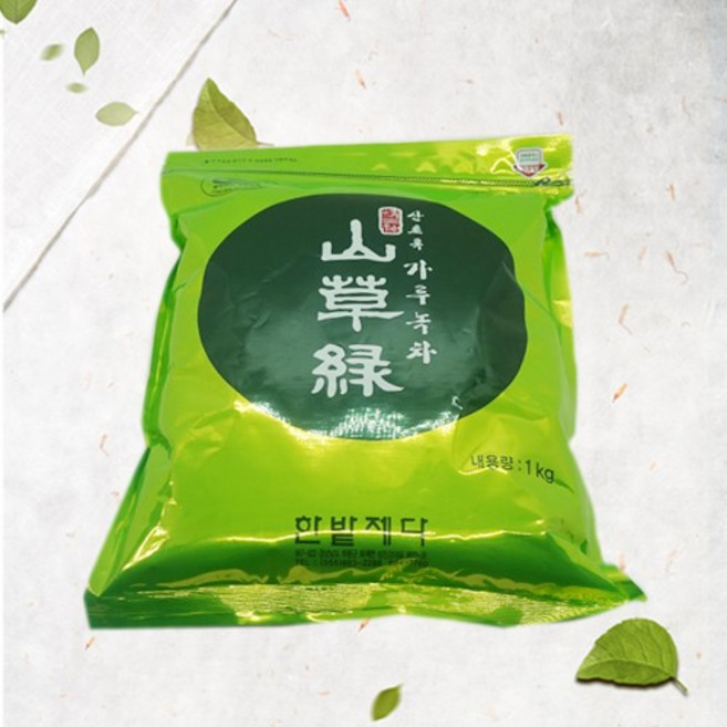 산초록 가루녹차(한밭제다), 1kg, 1개, 10개, 1개입