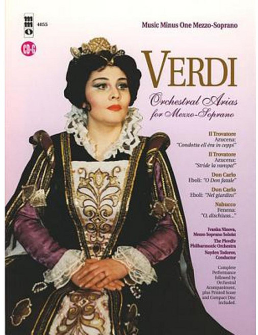 Verdi - Orchestral Arias for Mezzo-Soprano Paperback, Music Minus One