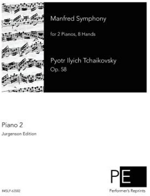 Manfred Symphony: Piano 2 Paperback, Createspace